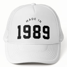 Fabriqué en 1989 Anniversaire personnalisé