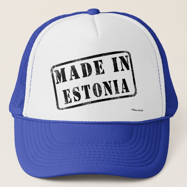 Casquette Fabriqué en Estonie (Devant)