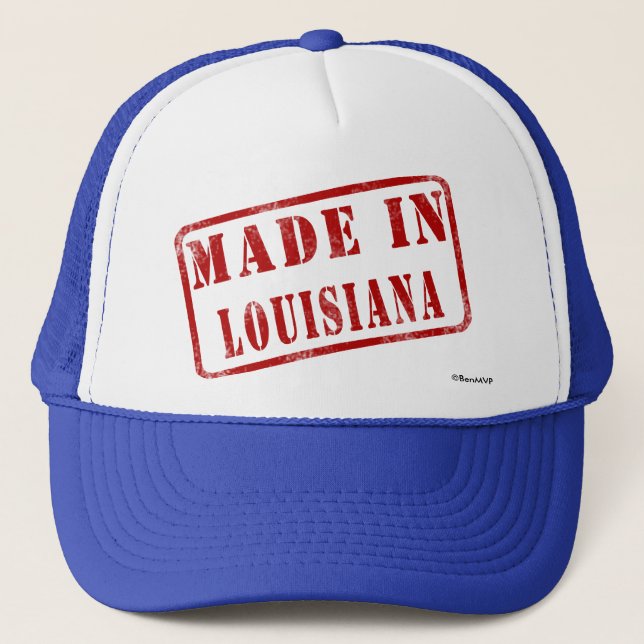 Casquette Fabriqué en Louisiane (Devant)