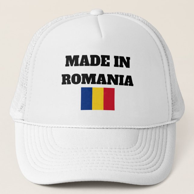 Casquette Fabriqué en Roumanie (Devant)
