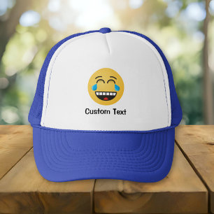 Casquette Face avec des larmes de joie chapeau de camion