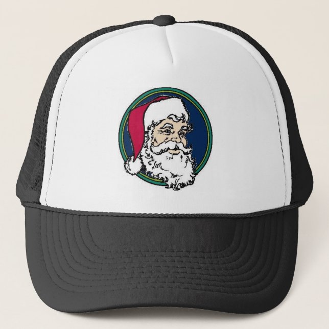 Casquette Face Père Noël traditionnelle (Devant)