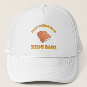 Casquette Facilement Distrait Par Les Bars À Sushi