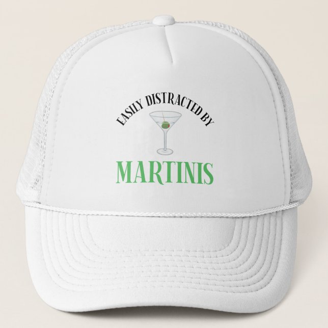 Casquette Facilement Distrait Par Les Martinis (Devant)