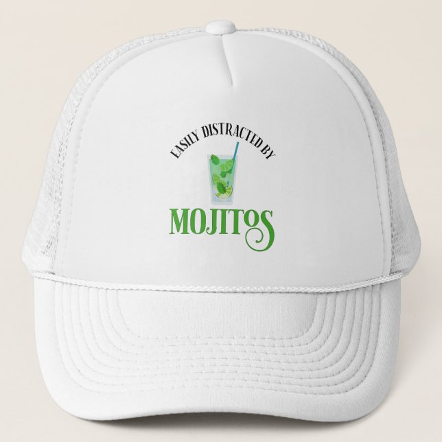 Casquette Facilement Distrait Par Les Mojitos (Devant)
