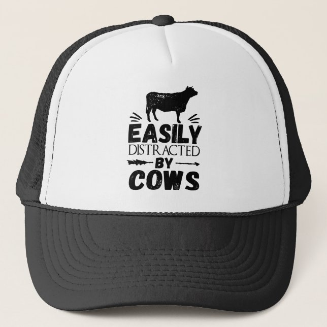 Casquette Facilement Distrait Par Les Vaches (Devant)