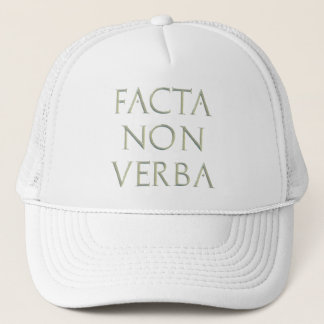 Casquette Facta Non Verba