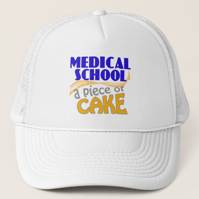 Casquette Faculté de Médecine - morceau de gâteau (Devant)