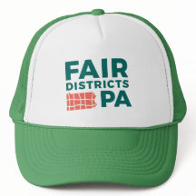 Fair Districts PA Trucker Chapeau