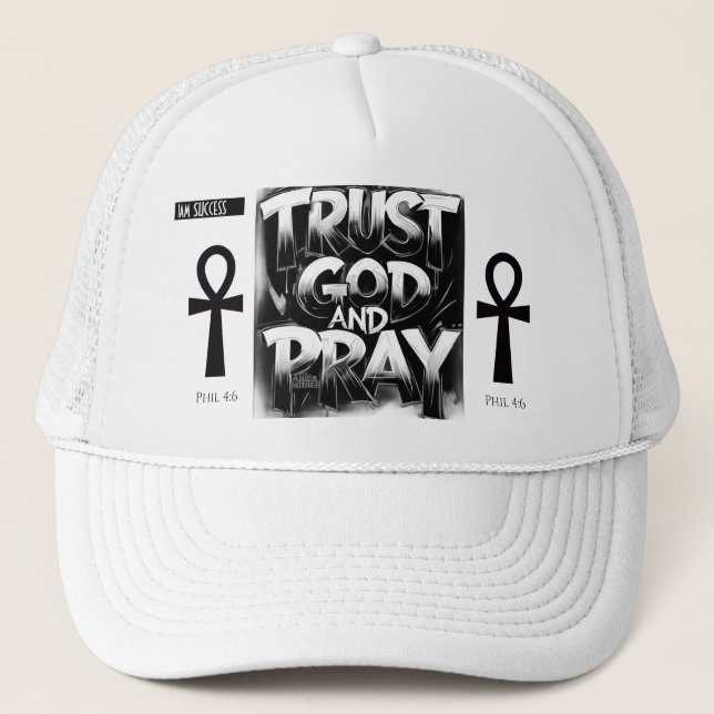 CASQUETTE FAIRE CONFIANCE À DIEU (Devant)