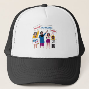 Casquette Faire de la démocratie le bon travail chapeau