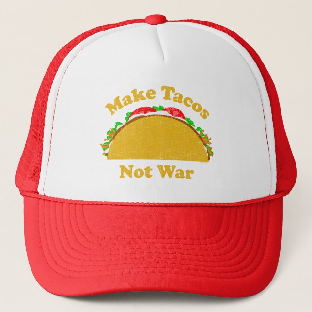 Casquette Faire des Tacos pas la guerre (Devant)