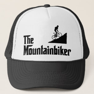 Casquette Faire du vélo de montagne