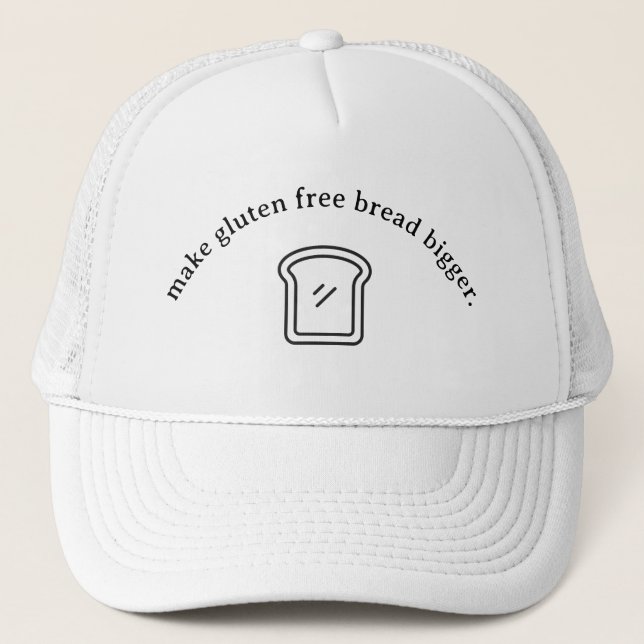 Casquette Faire Gluten sans pain plus gros chapeau de camion (Devant)