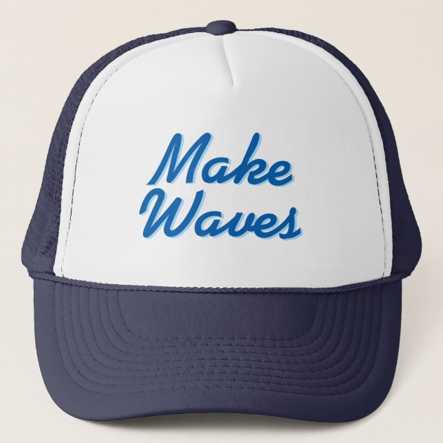 Casquette Faire Waves Trucker Chapeau (Devant)