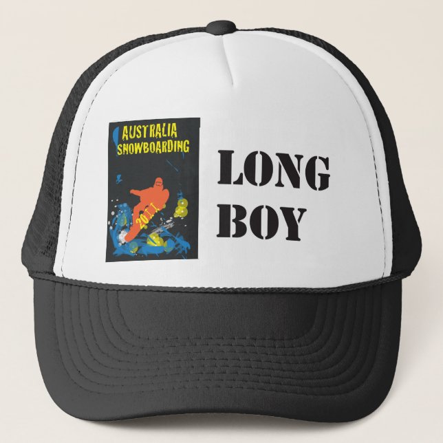 Casquette Faisant du surf des neiges (casquette), long (Devant)