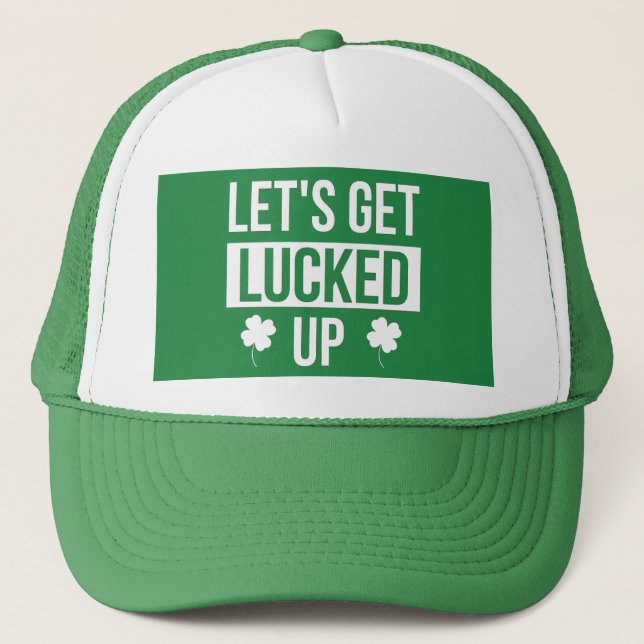 Casquette Faisons monter la chance pour la Saint-Patrick (Devant)
