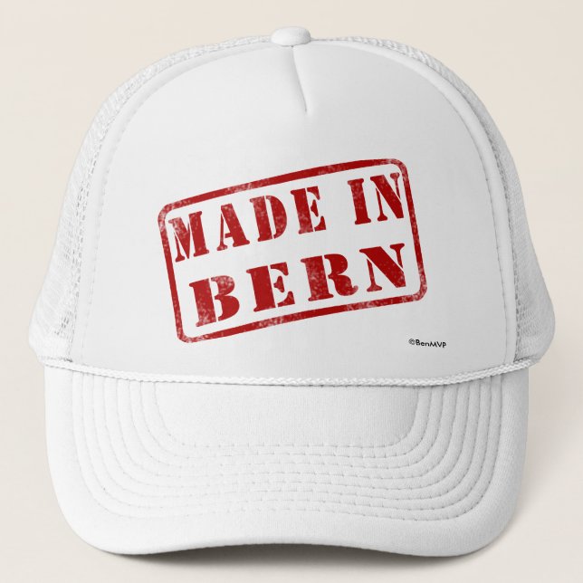 Casquette Fait à Berne (Devant)