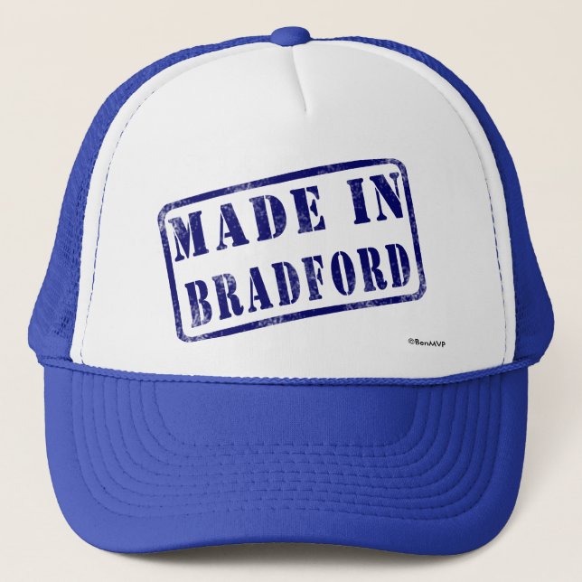 Casquette Fait à Bradford (Devant)