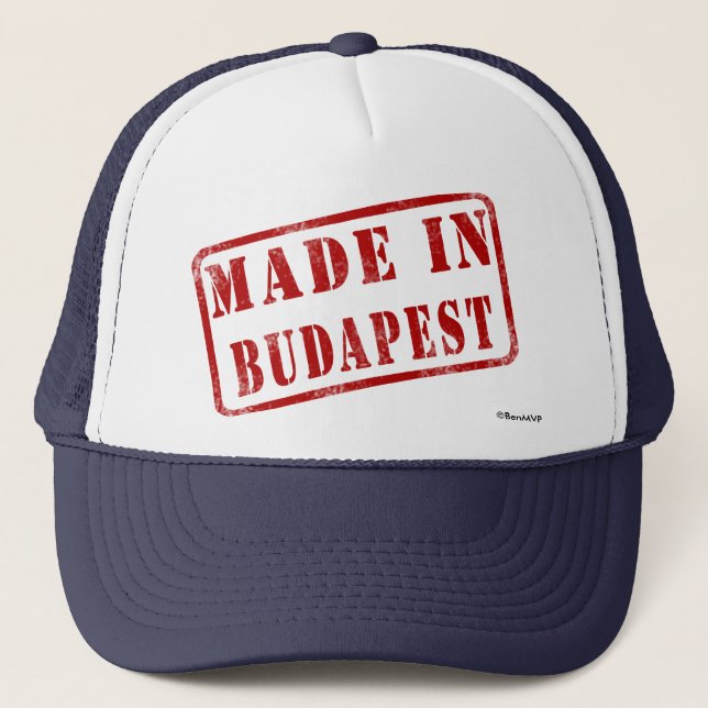 Casquette Fait à Budapest (Devant)