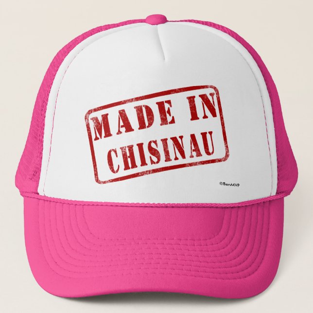 Casquette Fait à Chisinau (Devant)