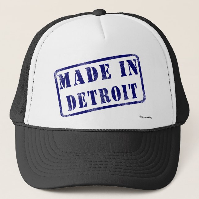 Casquette Fait à Detroit (Devant)