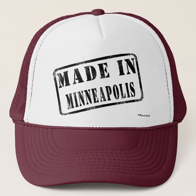 Casquette Fait à Minneapolis (Devant)