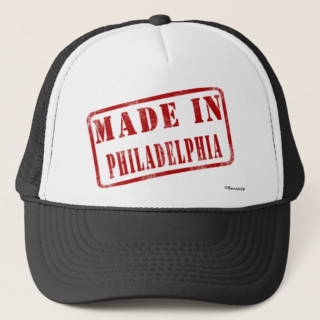 Casquette Fait à Philadelphie (Devant)