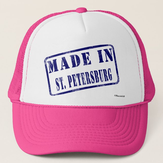 Casquette Fait à St Petersburg (Devant)