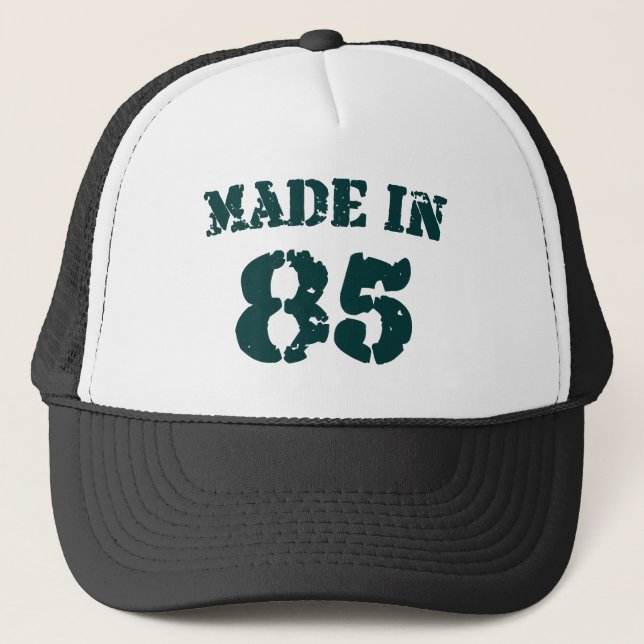 Casquette Fait En 1985 (Devant)