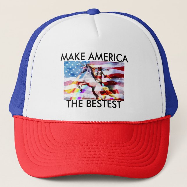 Casquette Faites à l'Amérique le Bestest (Devant)