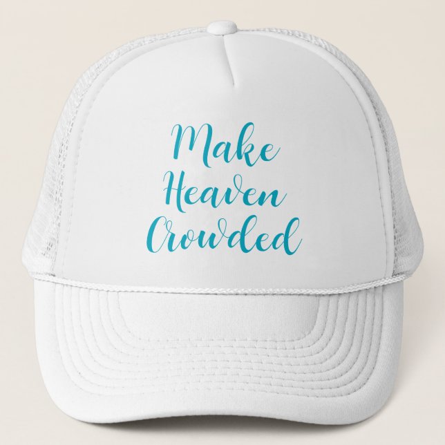 Casquette Faites bondir le ciel (Devant)