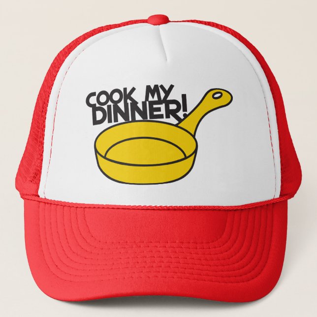 Casquette faites cuire mon dîner ! avec la poêle de (Devant)