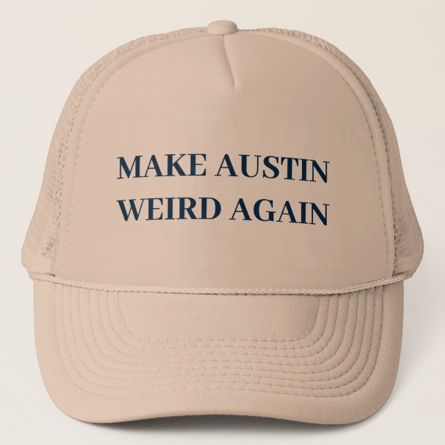 CASQUETTE FAITES DE NOUVEAU AUSTIN WEIRD (Devant)