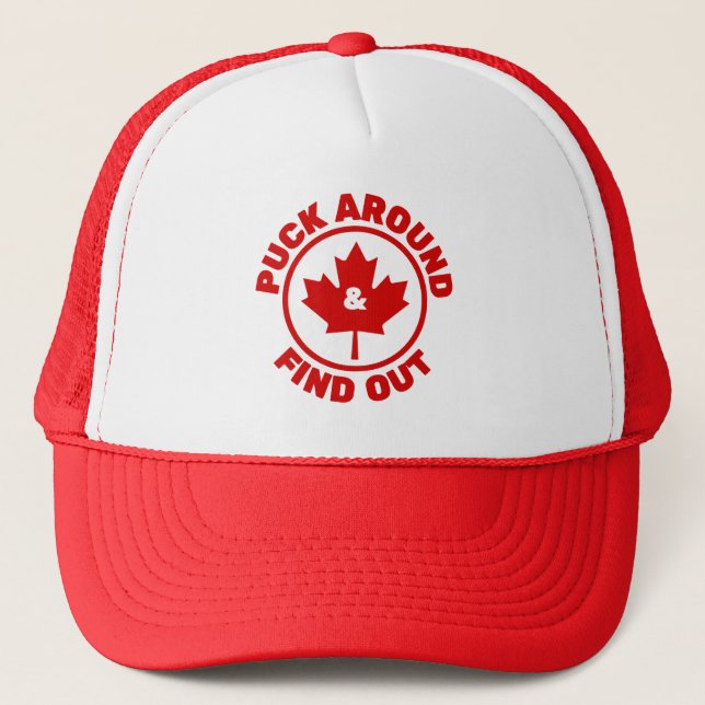Casquette Faites le tour et découvrez la feuille d'érable ca (Devant)