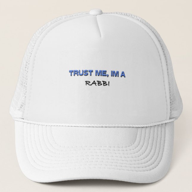 Casquette Faites-moi confiance je suis Rabbin (Devant)
