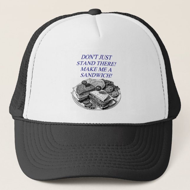 Casquette faites-moi un sandwich ! (Devant)