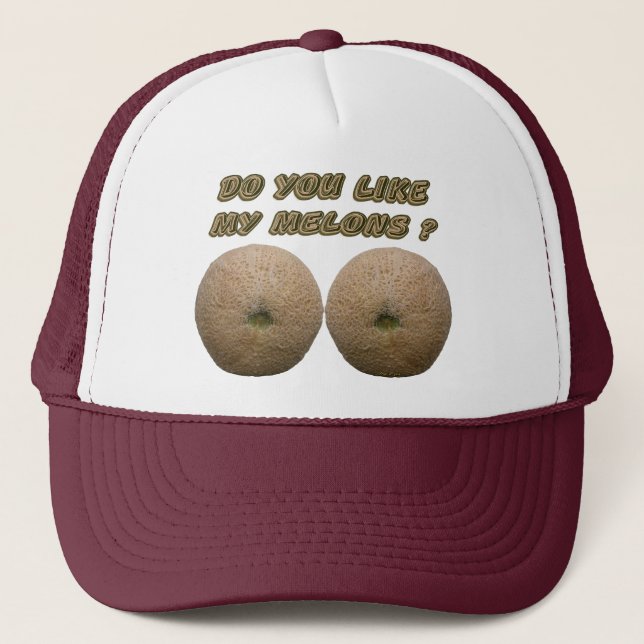 Casquette Faites-vous aiment mes melons (Devant)