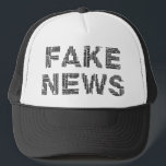 Casquette Fake News Propagande Word Art Statement<br><div class="desc">FAKE NEWS propagande mot art.</div>