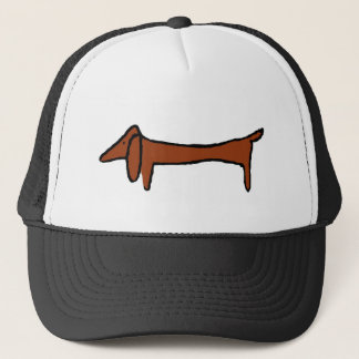 Casquette Fameux Dachshund Abstrait