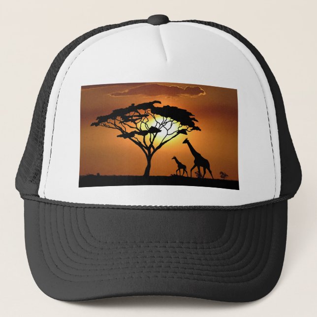 Casquette famille de girafe (Devant)