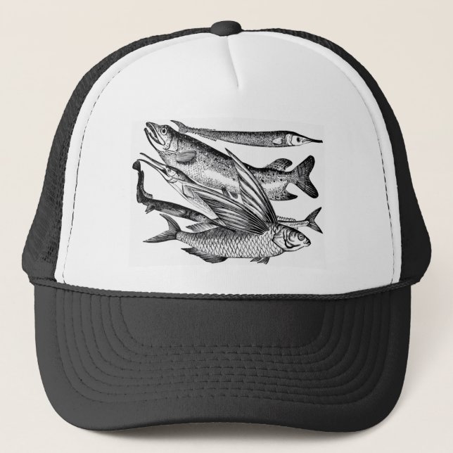 Casquette Famille de Pike - poisson (Devant)