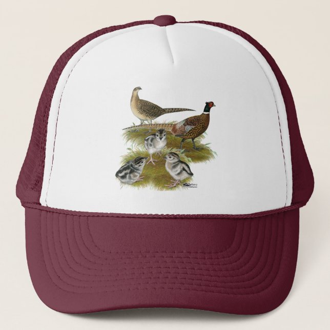 Casquette Famille du Faisan à collier (Devant)
