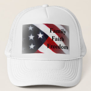 Casquette Famille, Foi & Liberté Drapeau Américain