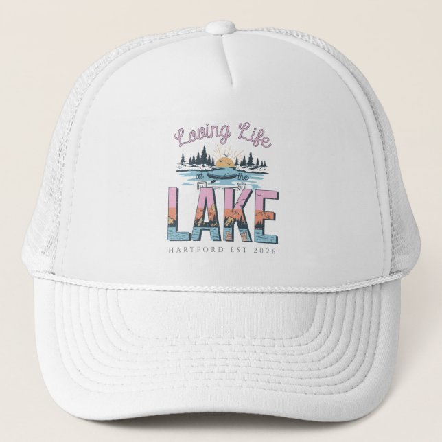 Casquette Famille personnalisée Lake House (Devant)