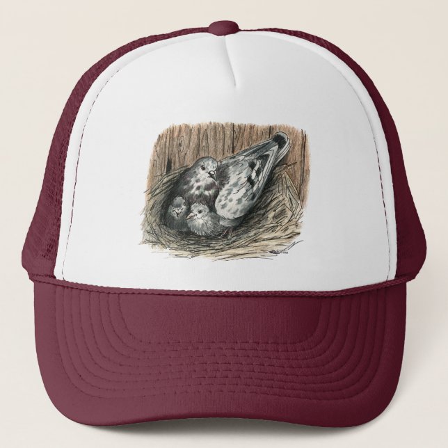 Casquette Famille Pigeon (Devant)