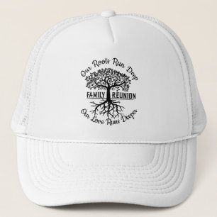 Casquette Famille Réunion Arbre Familial Racines cardiaques