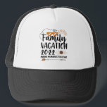 Casquette Family Vacation 2022<br><div class="desc">Faites votre propre chapeau de camionneur. L'outil de conception vous permet d'ajouter votre art, vos designs ou vos photos pour créer un chapeau tout américain unique! Vous pouvez ajouter du texte à l'aide de polices cool et voir un aperçu de votre création ! Notre chapeau Trucker simple à personnaliser n'a...</div>