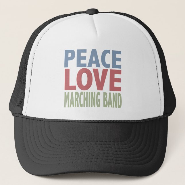 Casquette Fanfare d'amour de paix (Devant)