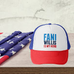 Casquette Fani Willis est mon héros<br><div class="desc">Fani Willis est Mon casquette Héros. Merci,  le démocrate géorgien Fani Willis pour sa lutte contre Donald Trump.</div>